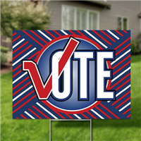 Yard Signs, Pack of 10 - Vote (stylized)